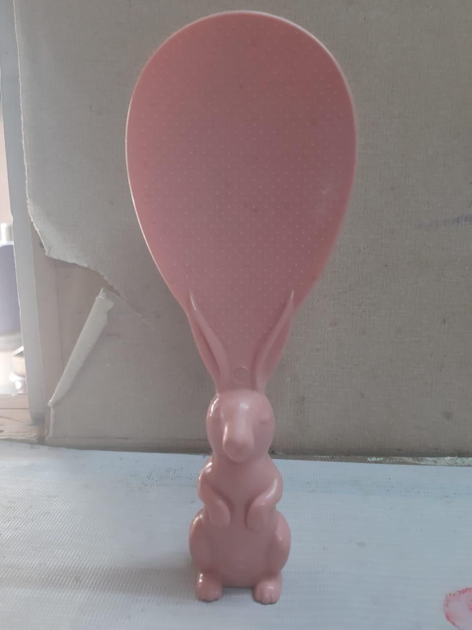 Rabbit Standing Non-Stick  Rice Spoon,Vertical Kitchen Serving Spoon