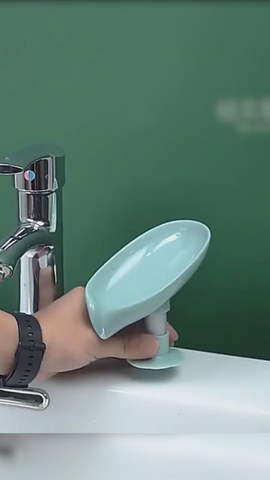 Leaf Shape Self Draining Soap Holder